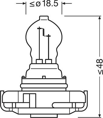 Osram 2504 - Žarulja, Žmigavac www.molydon.hr