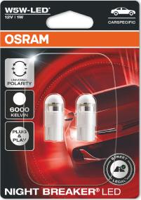 Osram 2825DWNBC-02B - Žarulja, svjetlo unutrasnjeg prostora www.molydon.hr