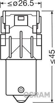 Osram 7458YE-02B - Žarulja, svjetlo za maglu/zadnje svjetlo www.molydon.hr