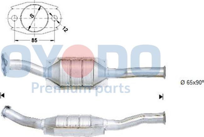 Oyodo 10N0093-OYO - Katalizator www.molydon.hr