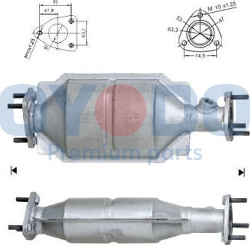 Oyodo 10N0067-OYO - Katalizator www.molydon.hr