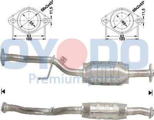 Oyodo 10N0079-OYO - Katalizator www.molydon.hr