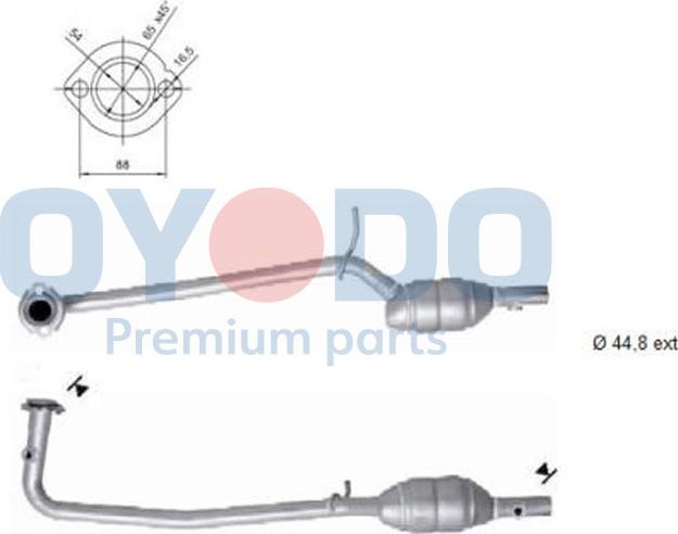 Oyodo 10N0078-OYO - Katalizator www.molydon.hr