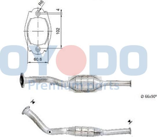 Oyodo 10N0140-OYO - Katalizator www.molydon.hr