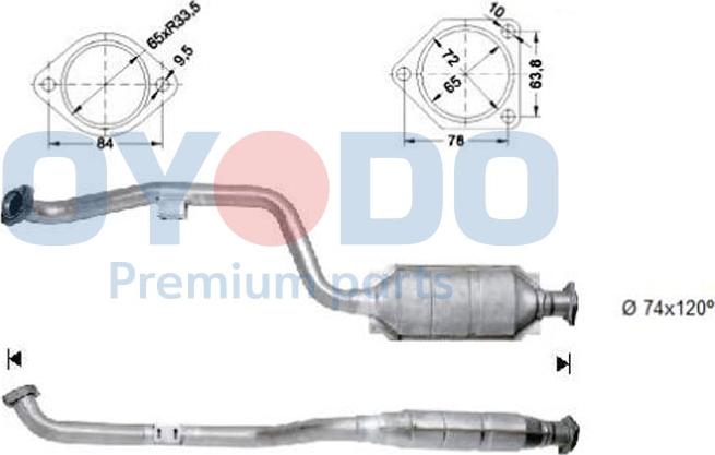 Oyodo 10N0148-OYO - Katalizator www.molydon.hr