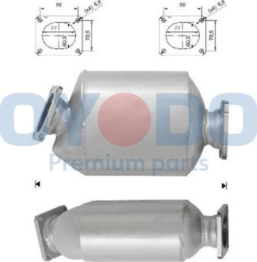 Oyodo 20N0049-OYO - DPF filter, filter čestica www.molydon.hr