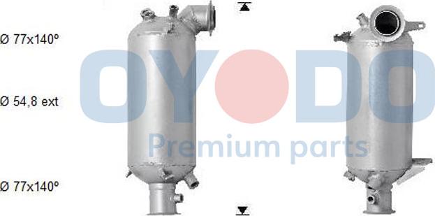 Oyodo 20N0041-OYO - DPF filter, filter čestica www.molydon.hr