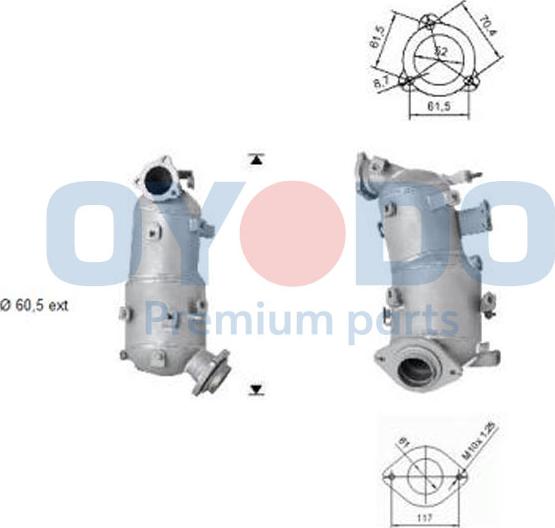 Oyodo 20N0053-OYO - DPF filter, filter čestica www.molydon.hr