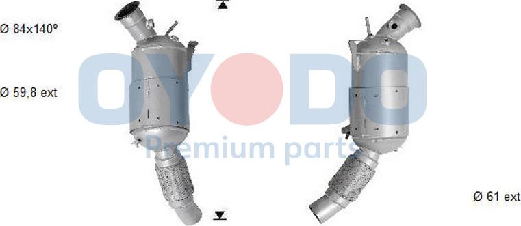 Oyodo 20N0001-OYO - DPF filter, filter čestica www.molydon.hr