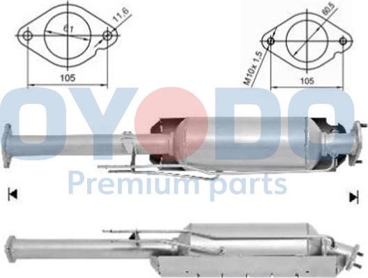 Oyodo 20N0018-OYO - DPF filter, filter čestica www.molydon.hr