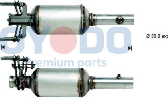 Oyodo 20N0035-OYO - DPF filter, filter čestica www.molydon.hr