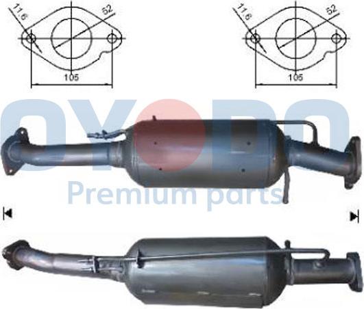 Oyodo 20N0025-OYO - DPF filter, filter čestica www.molydon.hr