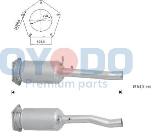 Oyodo 20N0028-OYO - DPF filter, filter čestica www.molydon.hr