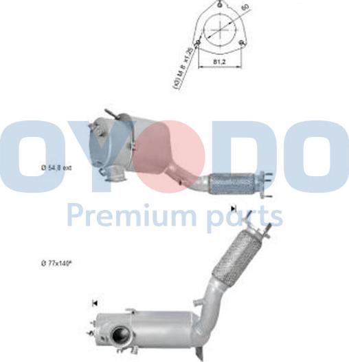 Oyodo 20N0146-OYO - DPF filter, filter čestica www.molydon.hr