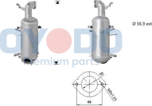 Oyodo 20N0143-OYO - DPF filter, filter čestica www.molydon.hr