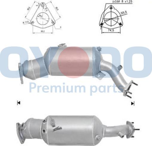 Oyodo 20N0109-OYO - DPF filter, filter čestica www.molydon.hr