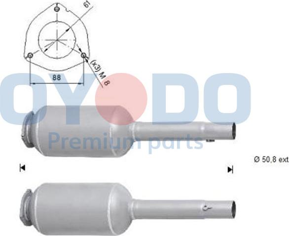 Oyodo 20N0105-OYO - DPF filter, filter čestica www.molydon.hr