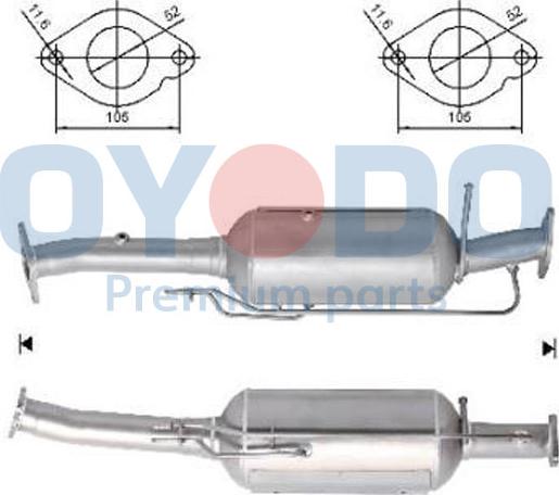 Oyodo 20N0128-OYO - DPF filter, filter čestica www.molydon.hr