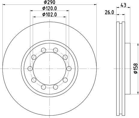 Pagid 59175 - Kočioni disk www.molydon.hr