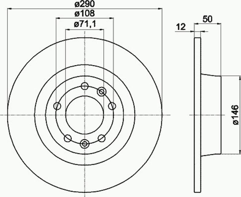 Pagid 54958PRO - Kočioni disk www.molydon.hr