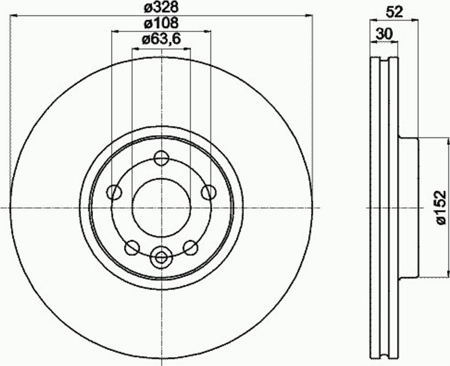 Pagid 54963PRO - Kočioni disk www.molydon.hr