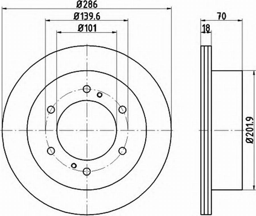 Pagid 54983PRO - Kočioni disk www.molydon.hr