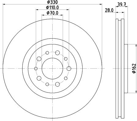 Pagid 54451 - Kočioni disk www.molydon.hr