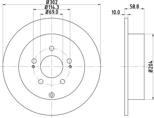 Pagid 54484 - Kočioni disk www.molydon.hr