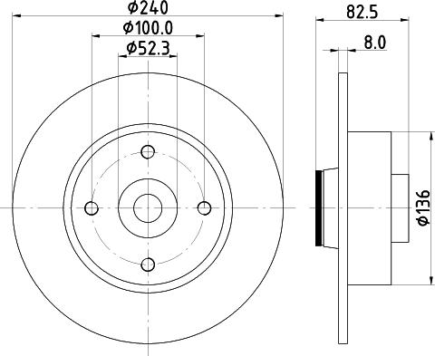 Pagid 54544 - Kočioni disk www.molydon.hr