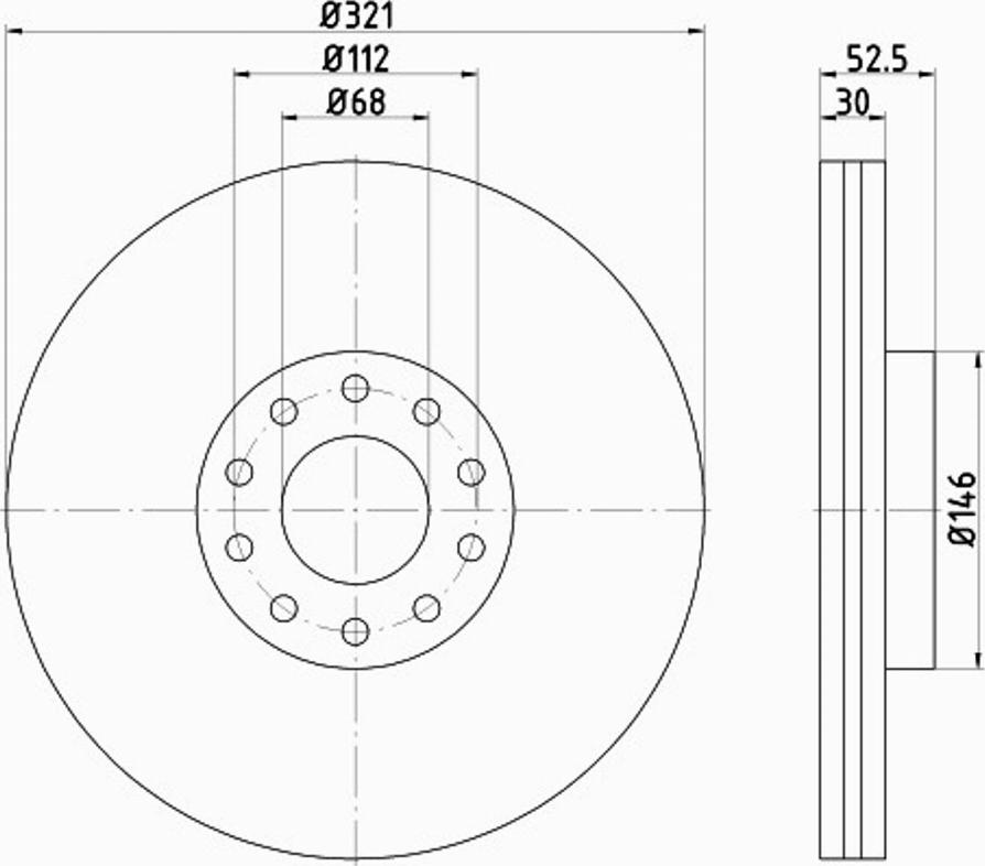 Pagid 54547PRO - Kočioni disk www.molydon.hr