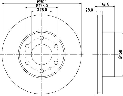 Pagid 54559 - Kočioni disk www.molydon.hr