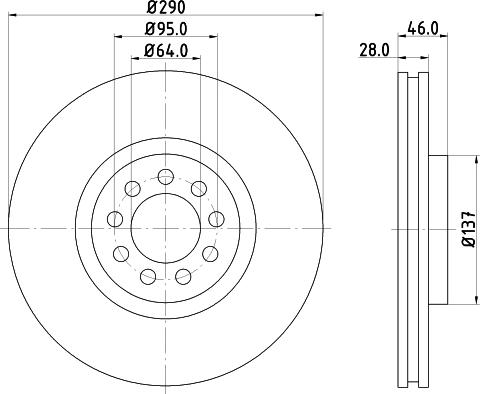 Pagid 54557 - Kočioni disk www.molydon.hr