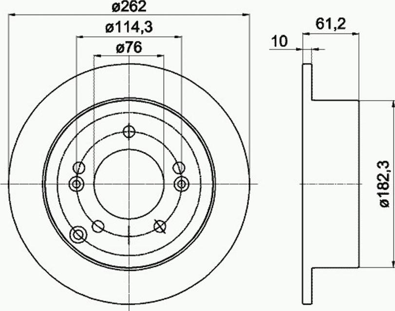 Pagid 54568PRO - Kočioni disk www.molydon.hr