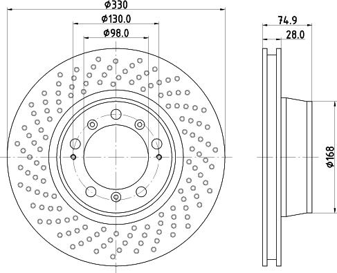 Pagid 54535 - Kočioni disk www.molydon.hr