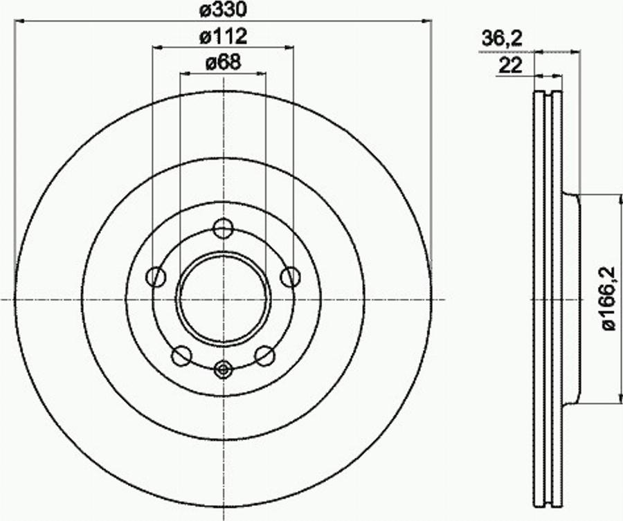 Pagid 54603PRO - Kočioni disk www.molydon.hr