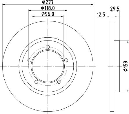 Pagid 54141 - Kočioni disk www.molydon.hr