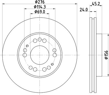 Pagid 54148 - Kočioni disk www.molydon.hr