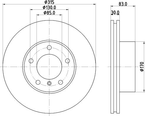 Pagid 54134 - Kočioni disk www.molydon.hr