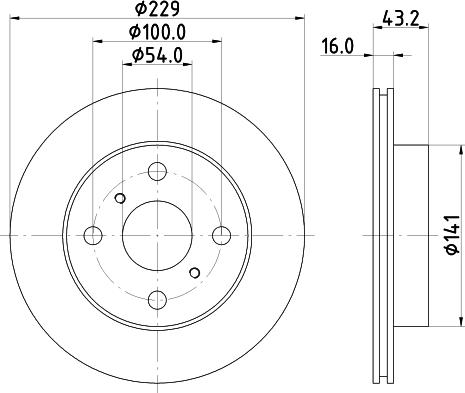 Pagid 54132 - Kočioni disk www.molydon.hr