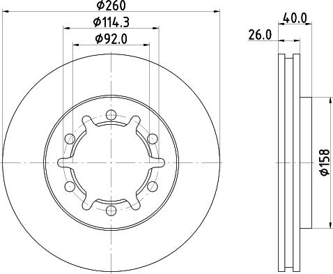 Pagid 54861 - Kočioni disk www.molydon.hr