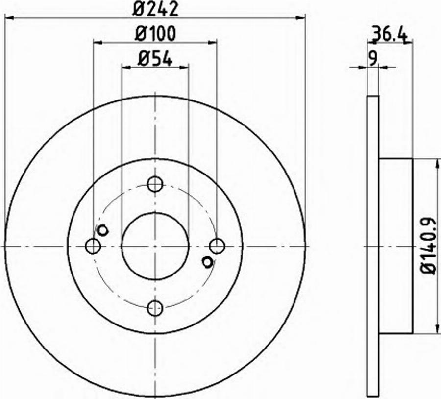 Pagid 54813PRO - Kočioni disk www.molydon.hr