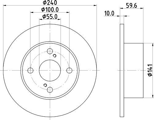 Pagid 54360 - Kočioni disk www.molydon.hr