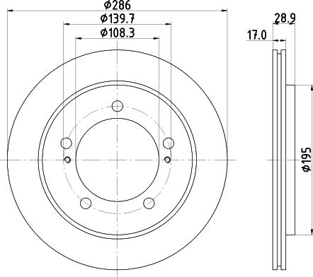 Pagid 54368 - Kočioni disk www.molydon.hr