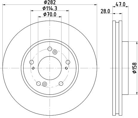 Pagid 54387 - Kočioni disk www.molydon.hr