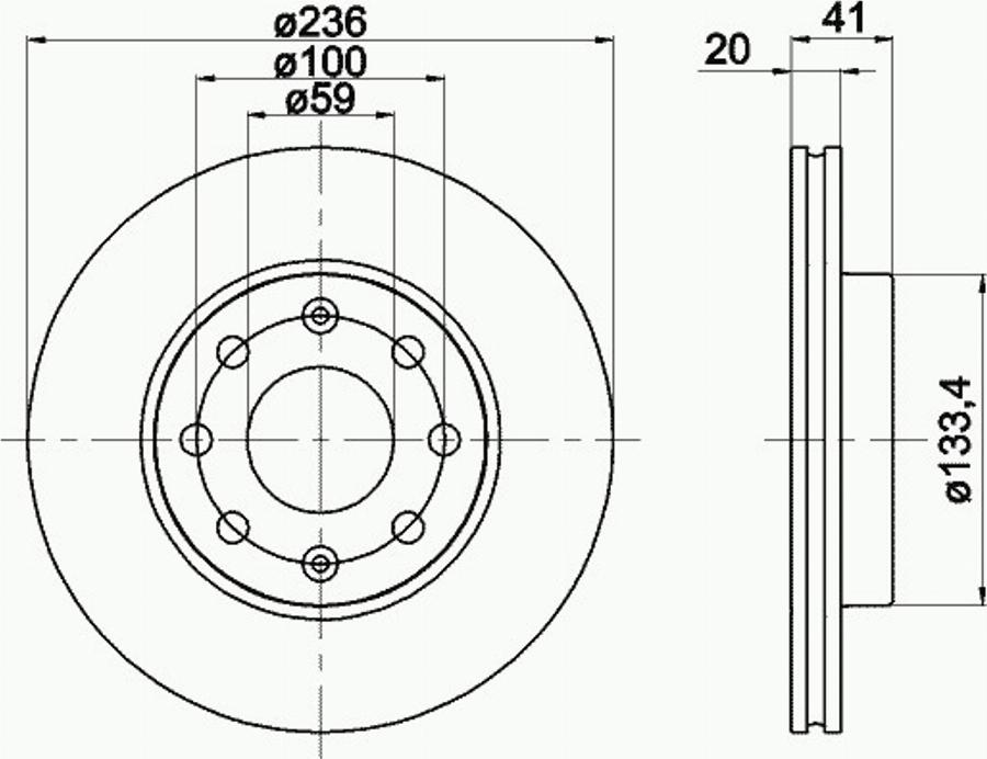 Pagid 54334PRO - Kočioni disk www.molydon.hr