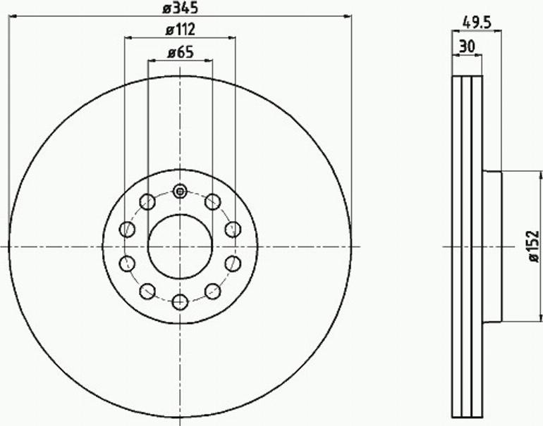 Pagid 54206PRO - Kočioni disk www.molydon.hr