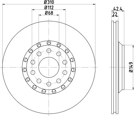 Pagid 54224 - Kočioni disk www.molydon.hr