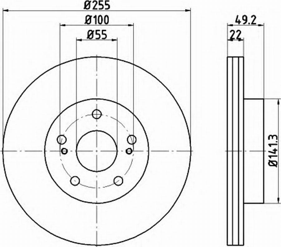 Pagid 54795PRO - Kočioni disk www.molydon.hr