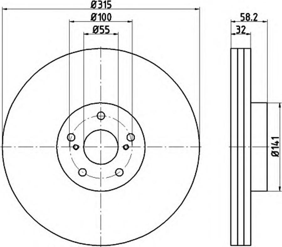 Pagid 54797PRO - Kočioni disk www.molydon.hr