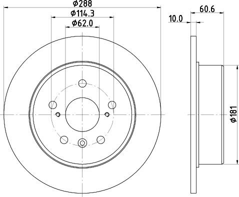 Pagid 54749 - Kočioni disk www.molydon.hr